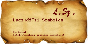 Laczházi Szabolcs névjegykártya